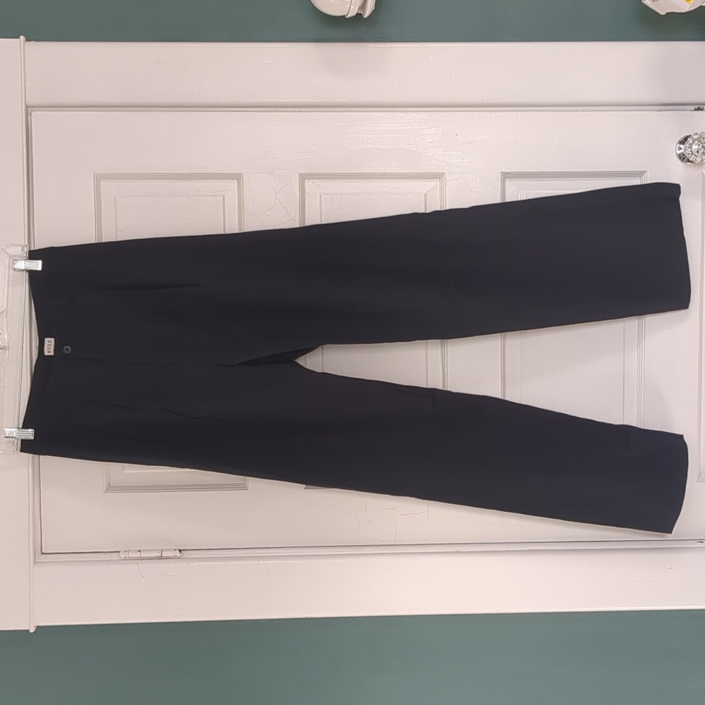 NWOT Kule The Grabel Pleated Navy 100% Wool Trousers Size Medium - Picture 5 of 7